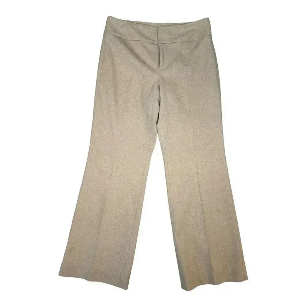 Banana Republic Women’s Size 8 Tan Stretch‎ Wool Blend Lined Dress Pant